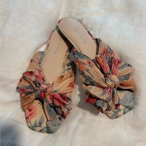 NEW Loeffler Randall Floral Daphne Bow Sandals